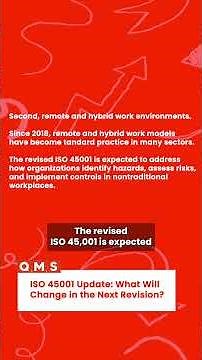 ISO 45001 Update: What Will Change in the Next Revision? #shorts