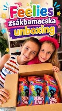 Melyik ÉRZELMET és ILLATOT húztuk? 🥰 FEELIES plüss unboxing! 🧸✨