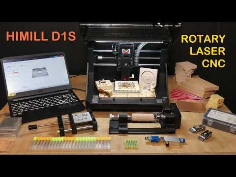 MaxMake HiMill D1S Review — CNC, Laser & Rotary Axis Tested