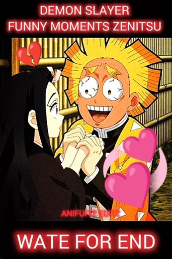 ZENITSU FUNNY MOMENTS 🤣 || DEMON SLAYER || #funny #zenitsu #edit
