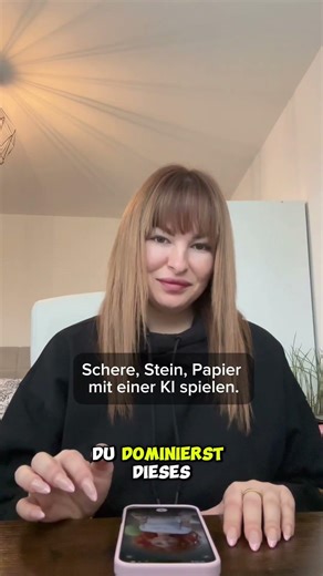 Schere, Stein, Papier mit KI #praktika #lernapp #bestapp