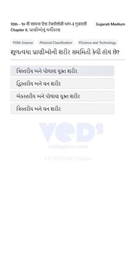 10th Science and Technology Chapter 6 Animal Classification