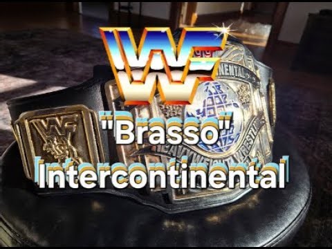 WWF "BRASSO" Intercontinental Championship Title Belt