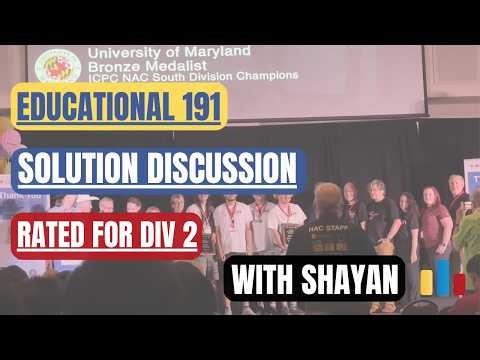 Codeforces Educational Round 191 (Div 2) — Solution Discussion