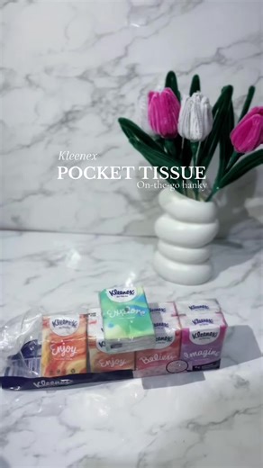Kleenex On-the-Go Pocket Tissues for Travel