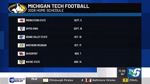 Michigan Tech football announces 2026 schedule