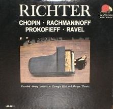 Richter - Chopin, Ravel, Rachmaninoff, Prokofieff - Richter: Chopin - Rachmaninoff - Prokofieff - Ravel