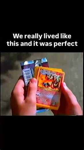 POV: You’re a 90s kid opening Pokémon cards ⚡
