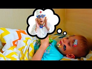 Мама учит малышей заботится о здоровье