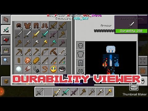 DURABILITY VIEWER ADDON IN MINECRAFT |MEDIAFIRE LINK