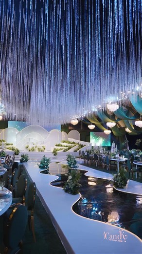 iCandy on Instagram: "Congratulations Irene and Vincent An immersive experience where design meets distinction. Draped in emerald tones, adorned with chandeliers, and crowned by cascading crystals — every detail reflects sophistication, harmony, and grandeur. At iCandyUg, we don’t just style spaces — we curate atmospheres that whisper opulence and celebrate timeless beauty. Event styling and design @icandyug Decor videography @ntwatwa.arnold Lighting and screens @joshua Event photographer and vi