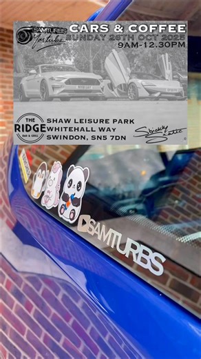 Another Awesome Samturbs Cars & Coffee Meet!… Yet again a great selection of cars turned up to the monthly Cars & Coffee Meet organised by Samturbs at the popualr The Ridge Swindon at Shaw Ridge… And blue skies welcomed us to add to a great morning! To find out more about the Car Meets and the upcoming Halloween Special Xar Meet, check out Samturbs Facebook page! And we will see you at the next one… #swindoncarmeets #swindoncarscene #carmeetsuk #pimpmyride #entertainmentswindon #swindon | Entert