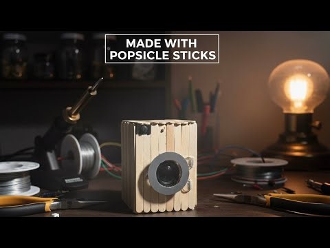 DIY washing machine made with popsicle sticks and dc motor #dcmotor #washingmachine #popsicle