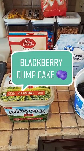 Easy Blackberry Cobbler Dump Cake Recipe