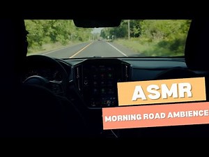 ASMR Morning Drive 🌄 | Relaxing Country Road Ambience & Pure Car Sounds