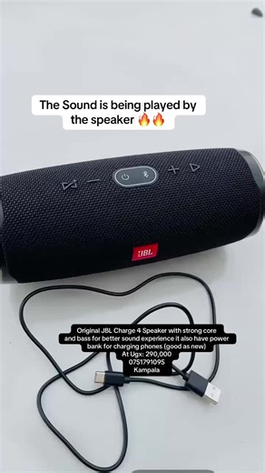 Original JBL Charge 4 Speaker - Powerful Sound & Power Bank
