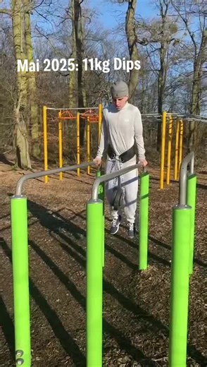 Calisthenics Progression: From 11kg to 45kg Dips