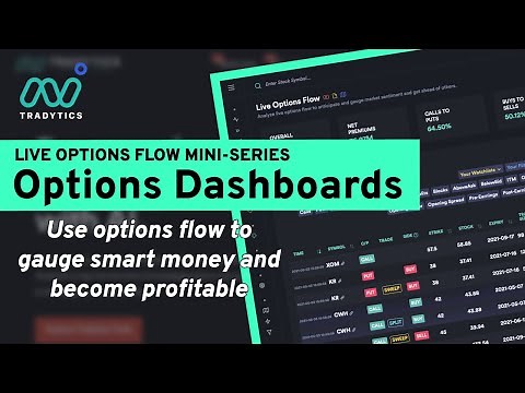 Tradytics Options Dashboards for Easy Analysis of Options Flow
