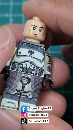 Lego MOC Clone Paratrooper / Airborne 104th Wolfpack minifigures #clonewars #shorts