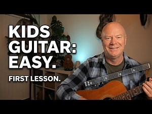 👉 “First Guitar Lesson for Kids | Easy Beginner Guitar Basics & Fun Practice Tips”