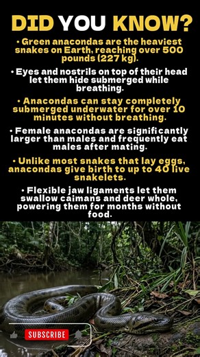 Crazy Secrets About Anacondas! 🐍🌊