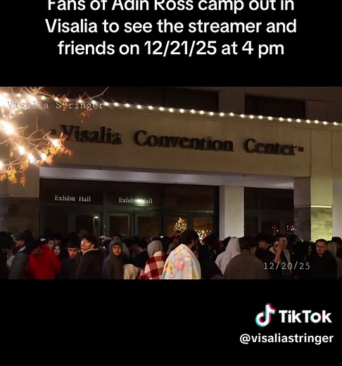 Adin Ross Event: Fans Camp Out in Visalia for Streamer