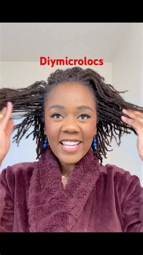Microlocs 2 ways! #microlocjourney #microlocstyles #locs