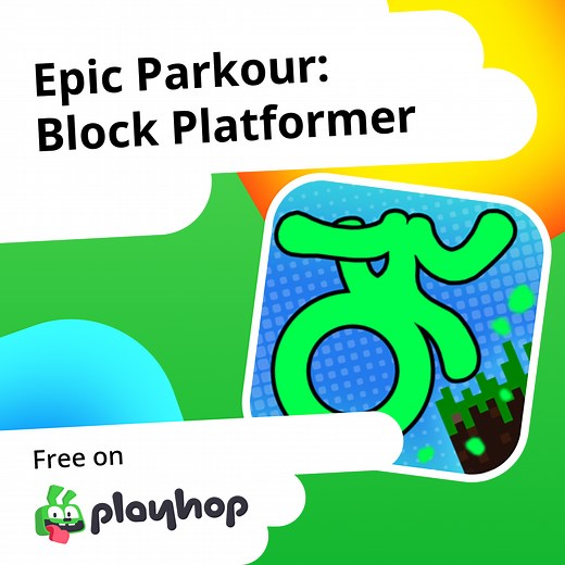 Epic Parkour: Block Platformer: Play Online For Free On Playhop
