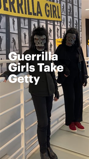 Getty on Instagram: "Your eyes aren’t deceiving you. The Guerrilla Girls are at the Getty Center! This new exhibition explores the anonymous feminist art collective’s 40-year career. Explore their eye-catching artworks and humorous public interventions that helped shake up the art world. Visit How to Be a Guerrilla Girl at the Getty Center through April 12, free with a reservation at our #LinkInBio."