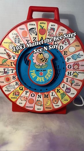 75K views · 1.7K reactions | Remember this?? 1983 Mattel the Bee Says See N Say #vintagetoys #retrotoys #backintheday #childhoodtoys #childhoodmemories #toystagram #80skids | CPJ Collectibles | Facebook