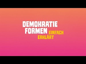 What are forms of democracy? 🇩🇪 🇨🇭