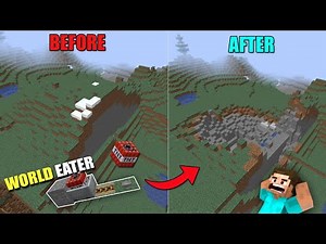 How to make world eater in minecraft | world eater
