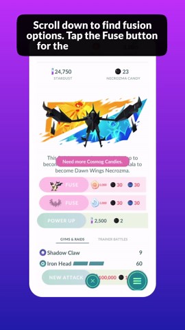 Pokémon GO | Solar Fusion ☀️ or Lunar Fusion 🌚... Which will you choose? 👀 Solar Fusion Energy and Lunar Fusion Energy have the power to fuse Necrozma... | Instagram