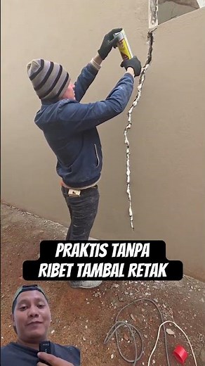How to patch wall cracks with Sikadur foam #shorts #craft #diy #carpentry #construction