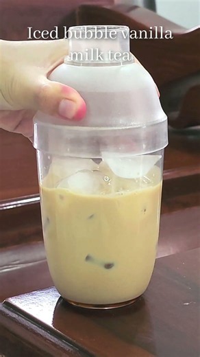 POV: You finally mastered the perfect iced vanilla boba 🧋 #asmr #boba #shorts