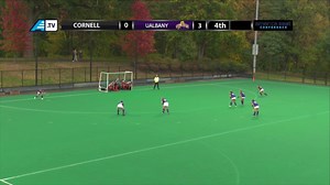Highlights | UAlbany seniors shine in shutout of Cornell, 5-0. Dana Bozek had 4 goals, Baylee Burghardt had 1 and Melissa Nealon had 6 saves in the victory. The Great Danes hit the road for an America East matchup with Maine next Friday. | UAlbany Athletics
