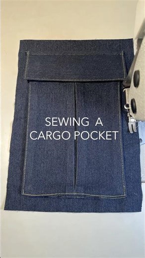 ✨ Sewing a cargo or bellows pocket