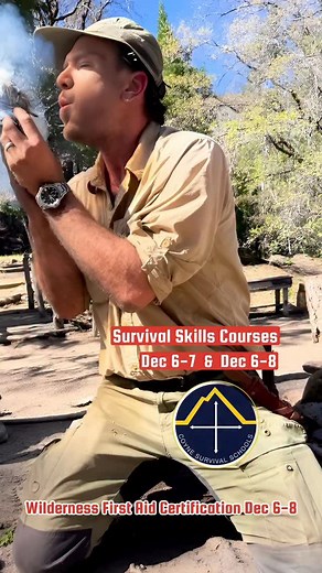 Learn the most essential survival skills, 100% hand on. Located on our forested mountain camp just outside Big Bear Lake. *Fire Making *Shelter Construction *Water Location & Purification *Emergency Signals *Wilde edible and useful plants *Selecting proper survival and medical gear *Wilderness First Aid *and more! #survivalskills #bushcraft #hiker #backpacking #camping #familytime #putdoors #nature #socal #bigbear | Coyne Survival Schools