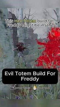 An EVIL Totem Build For Freddy #dbd #deadbydaylight #fyp #deadbydaylightsurvivor #fy #gaming #fypシ