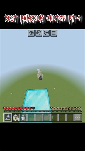 Best Parkour clutch 🔥🌟 || #shorts #minecraft #minecraftparkour #minecraftpe #gaming