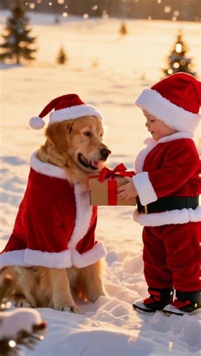 Christmas gifts from the cute puppy 🎁 🎁🥰🥰#blockblast #christmas #happy #cutebaby #babylaugh