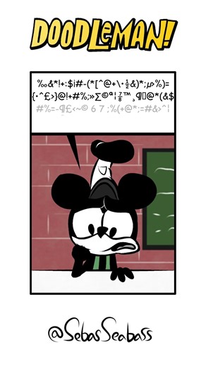 Mickey's Advice | Doodleman! #funny #cartoon #comics