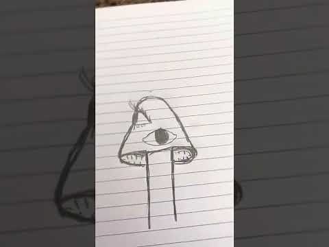 How to draw weirdcore mushroom!