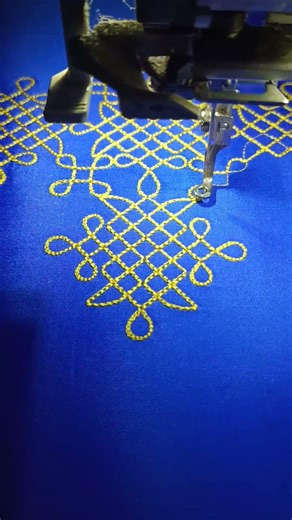 #kolam embroidery design
