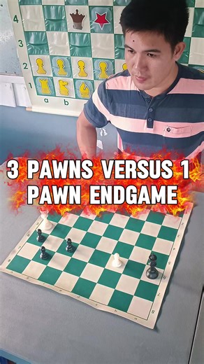 3 Pawns vs 1 Pawn Endgame Strategy in Chess