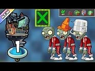 Plants vs Zombies 2 - Far Future Day 1 -Plants Lvl 1 & No Premium-