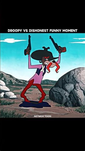 Droopy vs Dishonest Funny Moment 😂 #shorts #cartoon #oldcartoons