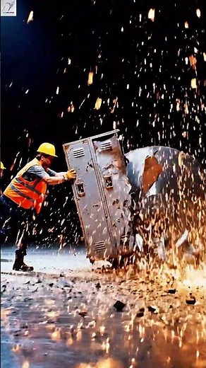 Push It Into The Blade And Watch What Happens… 😳🔥 Most Satisfying Destruction