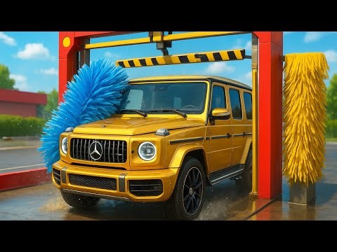 Mercedes G63 Vs Car Wash Station -Impossible Crash Test! | 3D Driving Class 2025 Android Gameplay