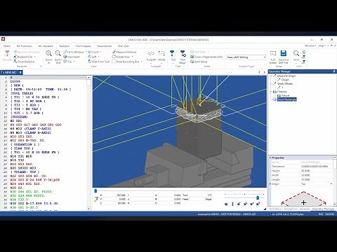 CIMCO Edit 2022 - Working with Backplot and Solid Simulation